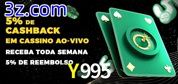 Promoções do cassino ao Vivo Y995